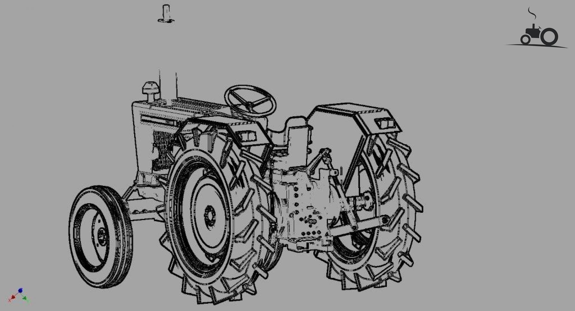 Ford tractor tekening #8