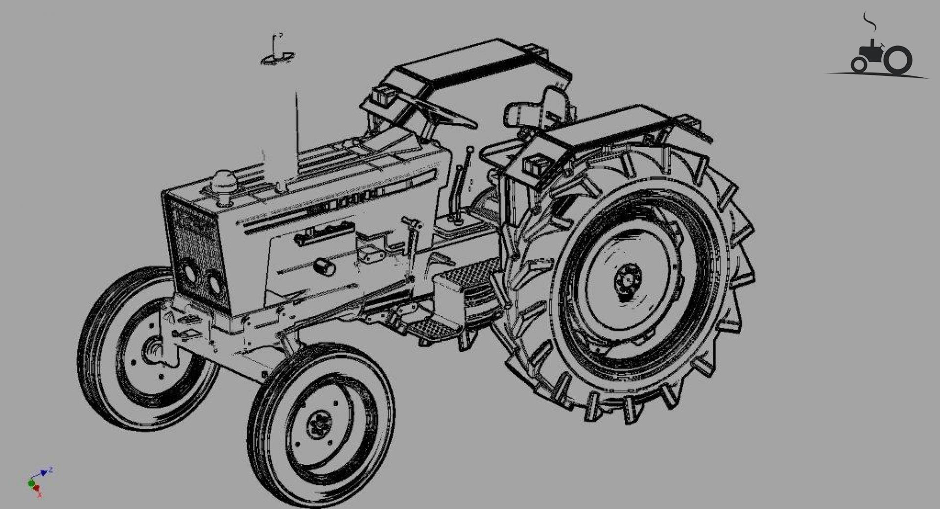Ford tractor tekening #1
