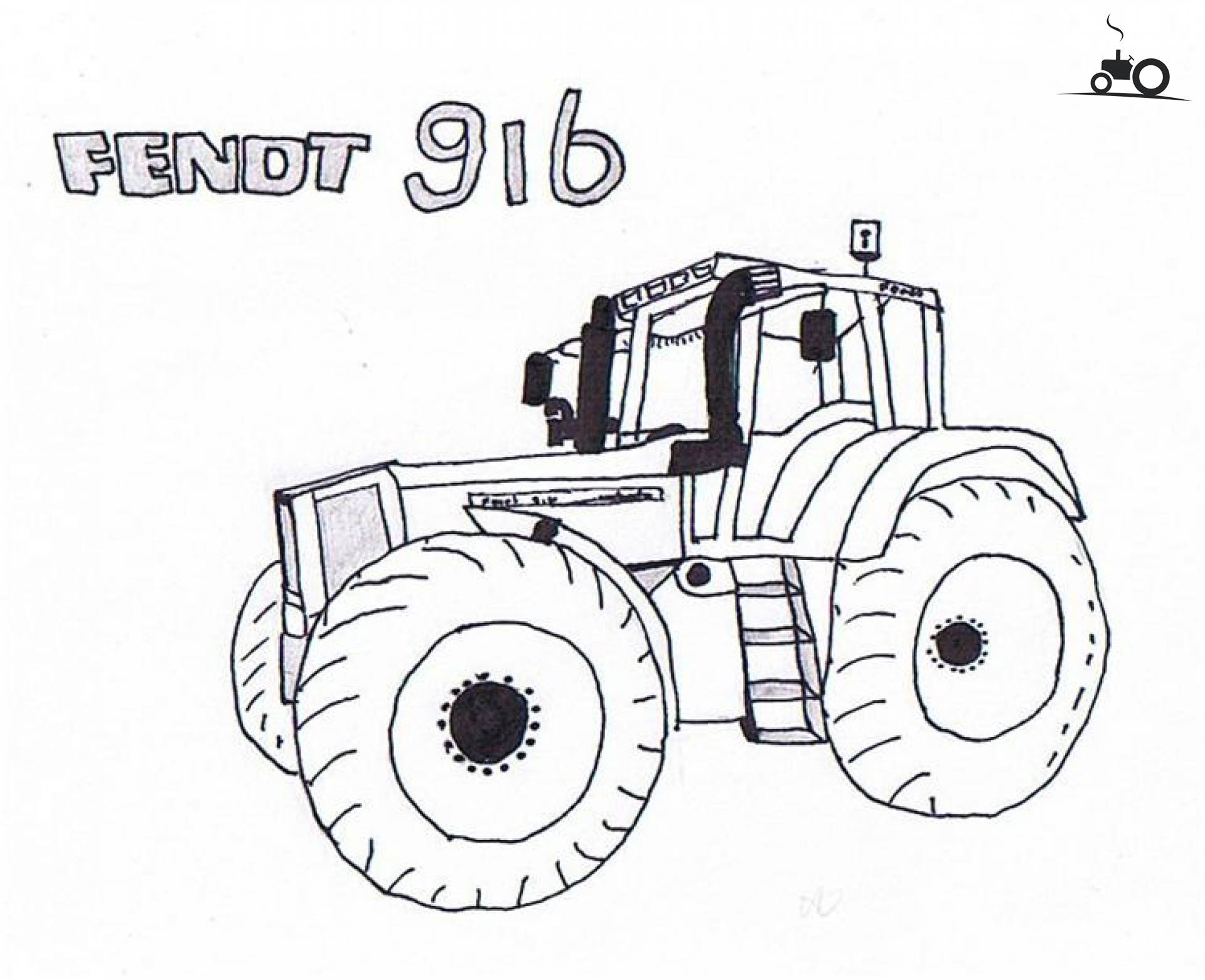 Ford tractor tekening #2